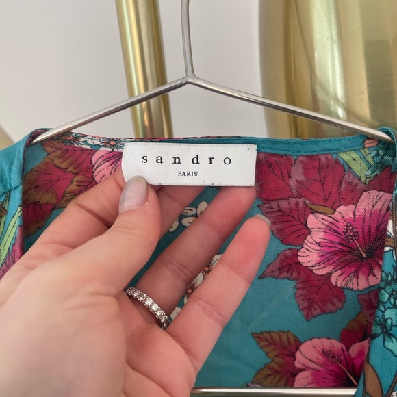 🚫SOLD Sandro 100% silk dress - Picture 6 of 8